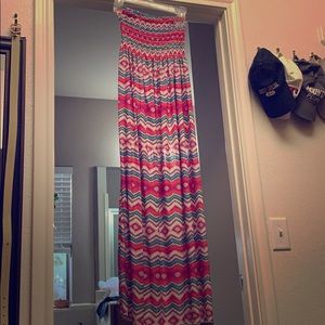 Strapless Maxi Dress